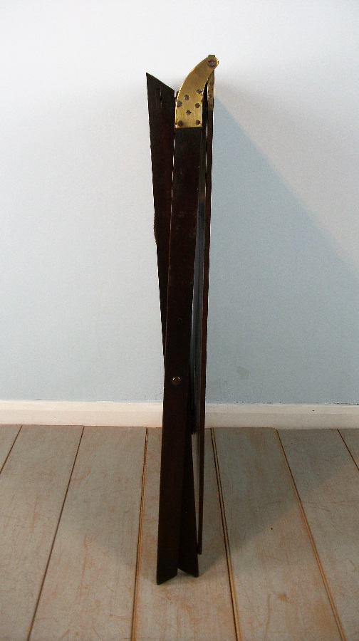 Late Georgian Mahogany Folding Campaign Table